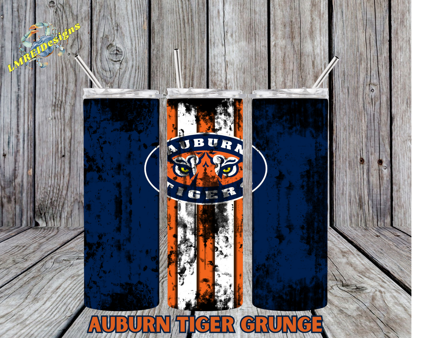 Auburn Tiger Grunge