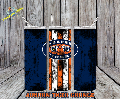 Auburn Tiger Grunge