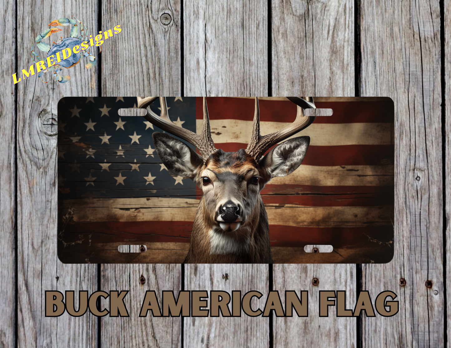 Buck American Flag