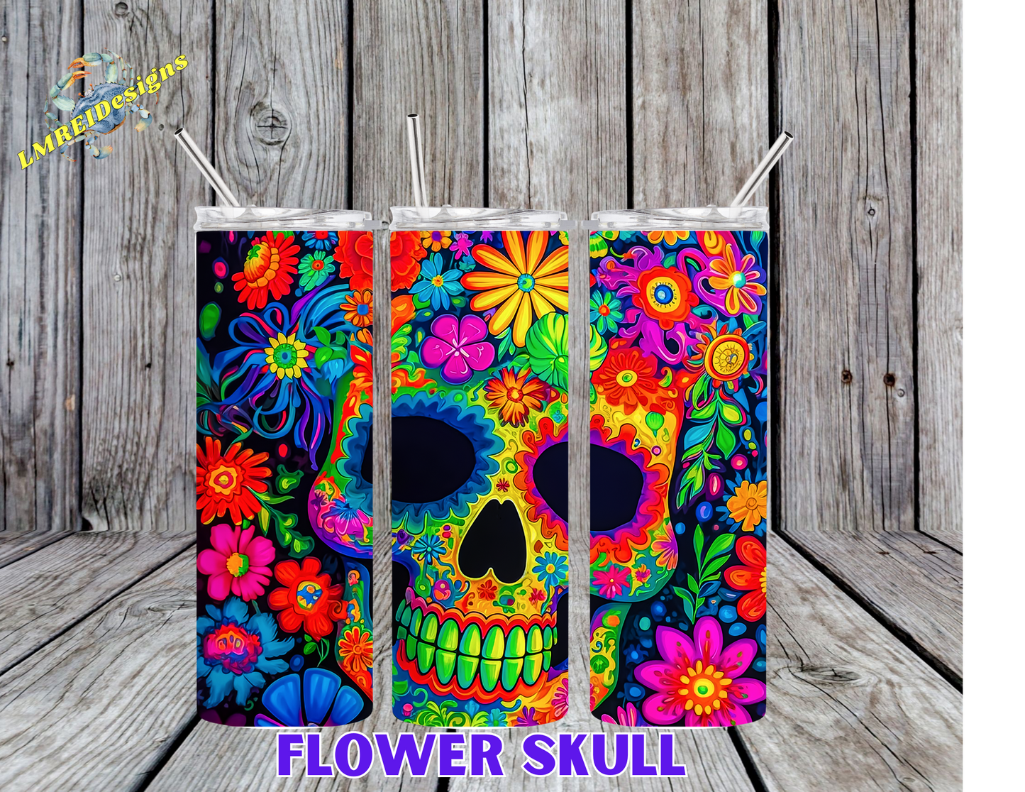 Flower Skulls