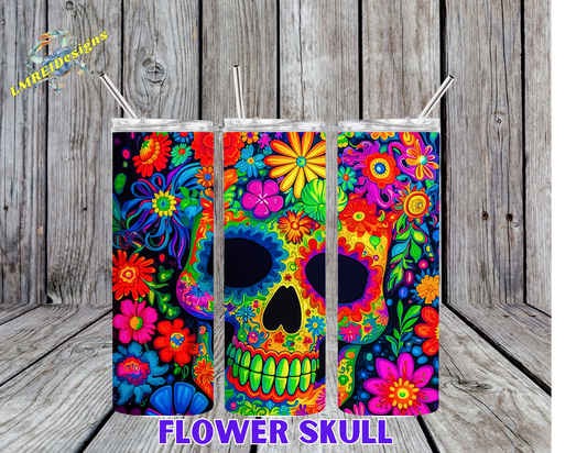 Flower Skulls