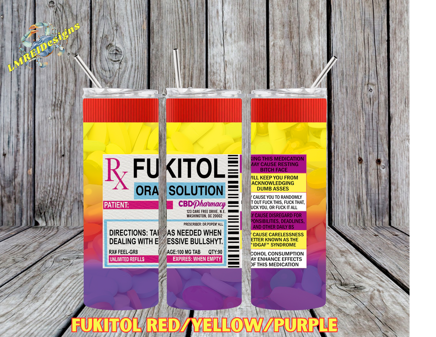 Fukitol Red-Yellow-Purple