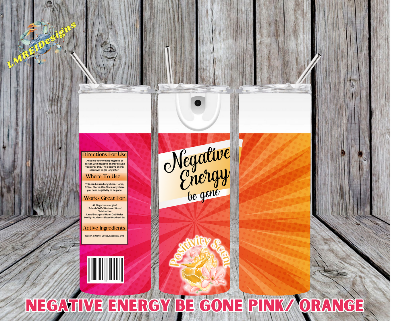 Negative Energy - Pink-Orange