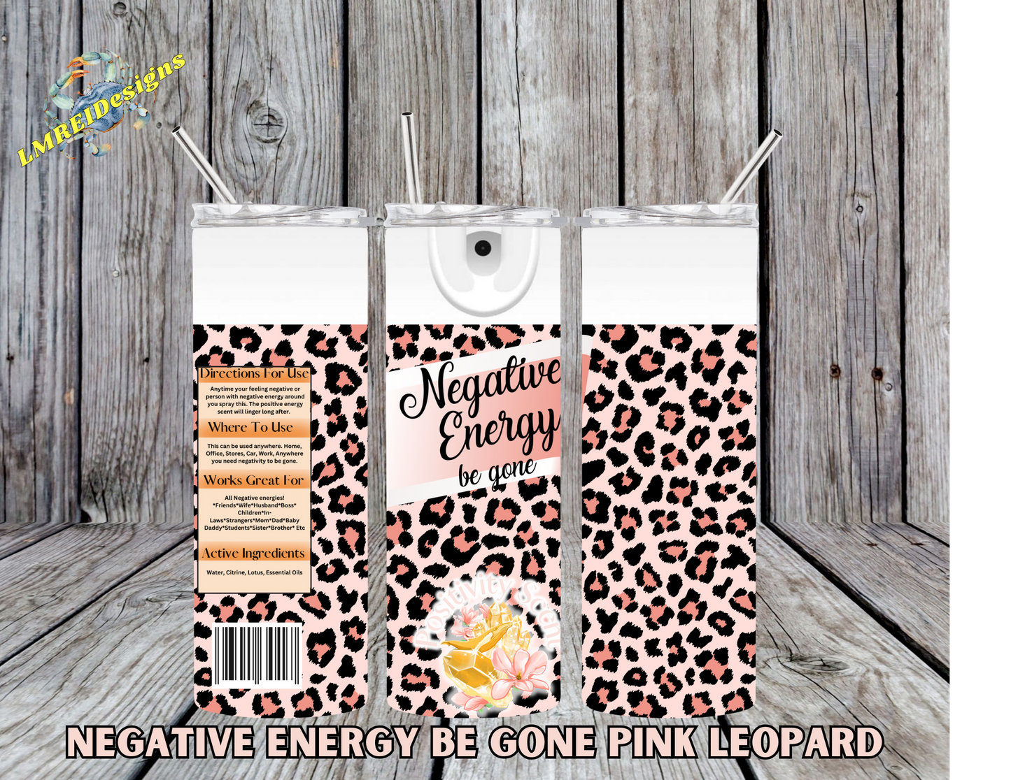 Negative Energy - Pink Leopard