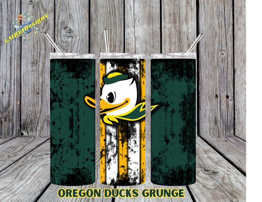 Oregon Ducks Grunge