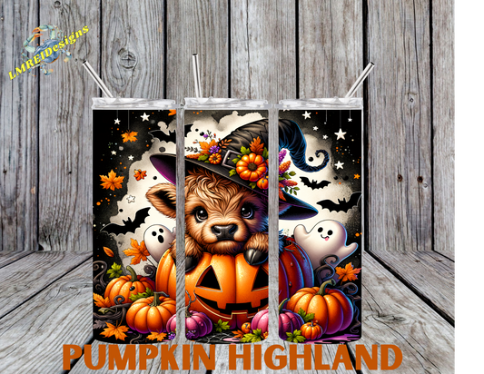 Pumpkin Highland Cow