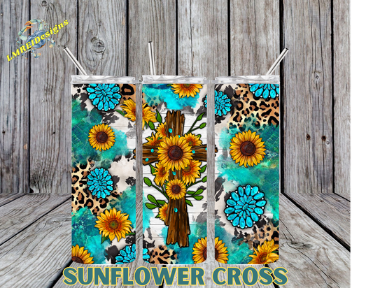 Sunflower Cross