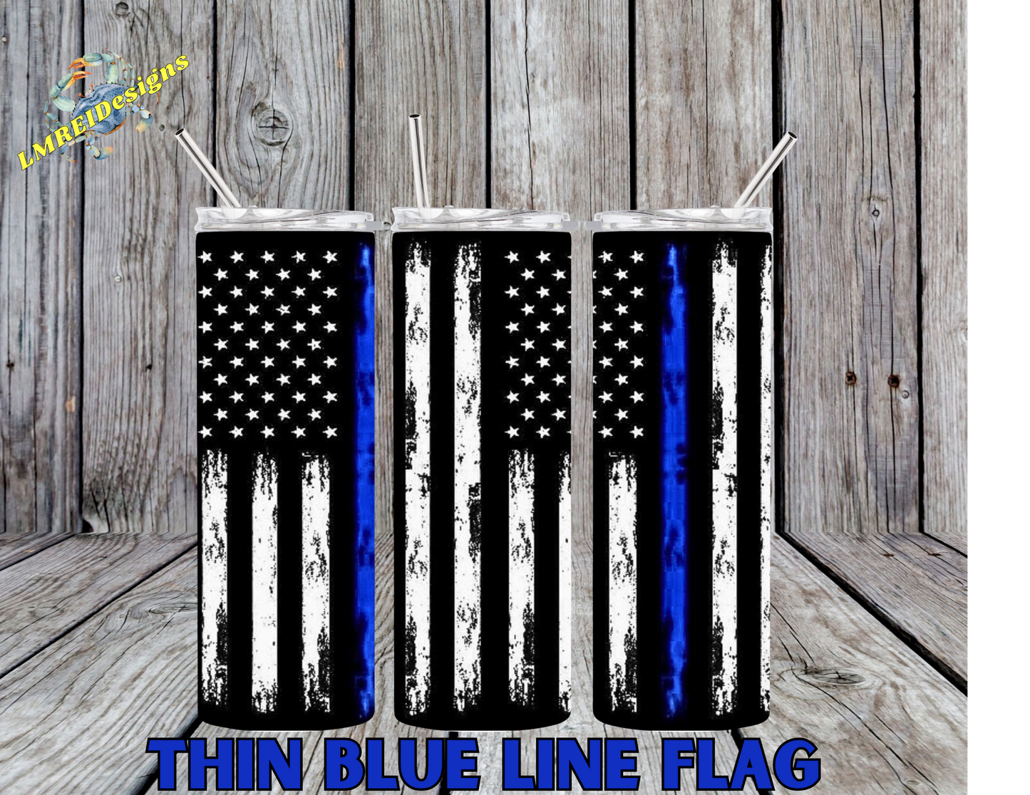 Thin Blue Line Flag