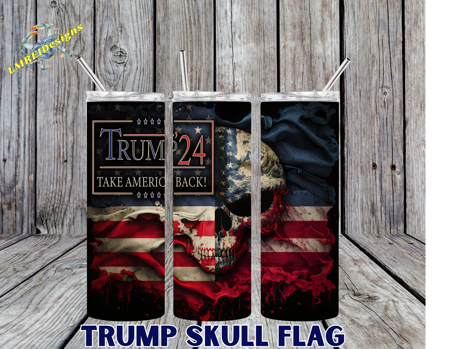 Trump Skull Flag