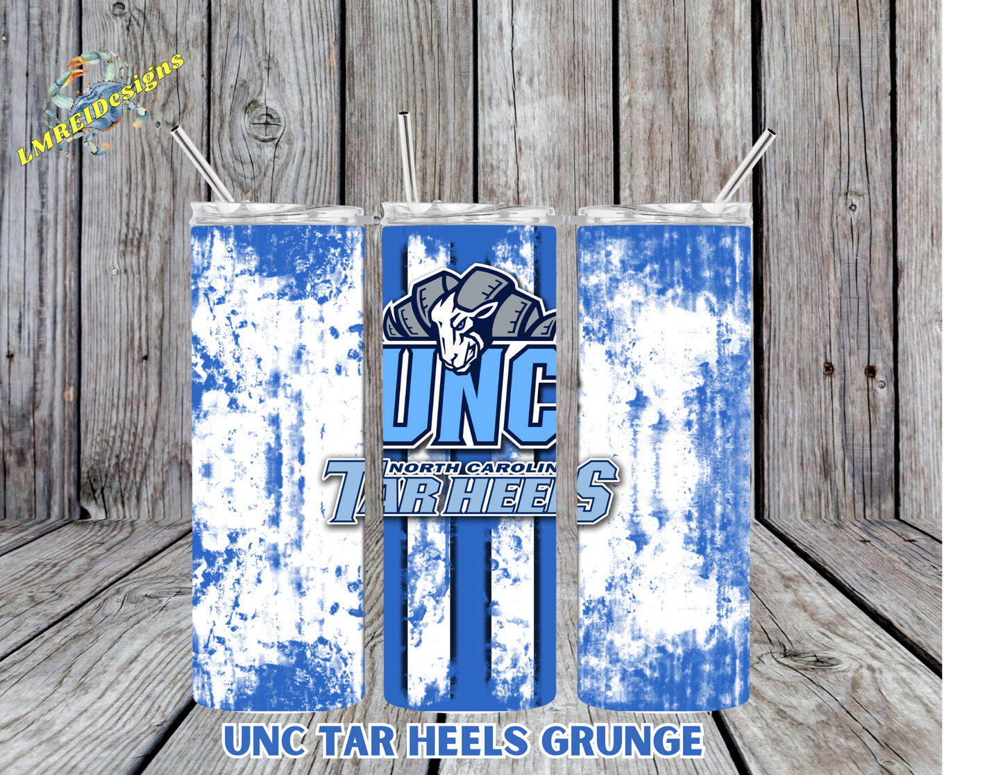 UNC Tar Heels Grunge