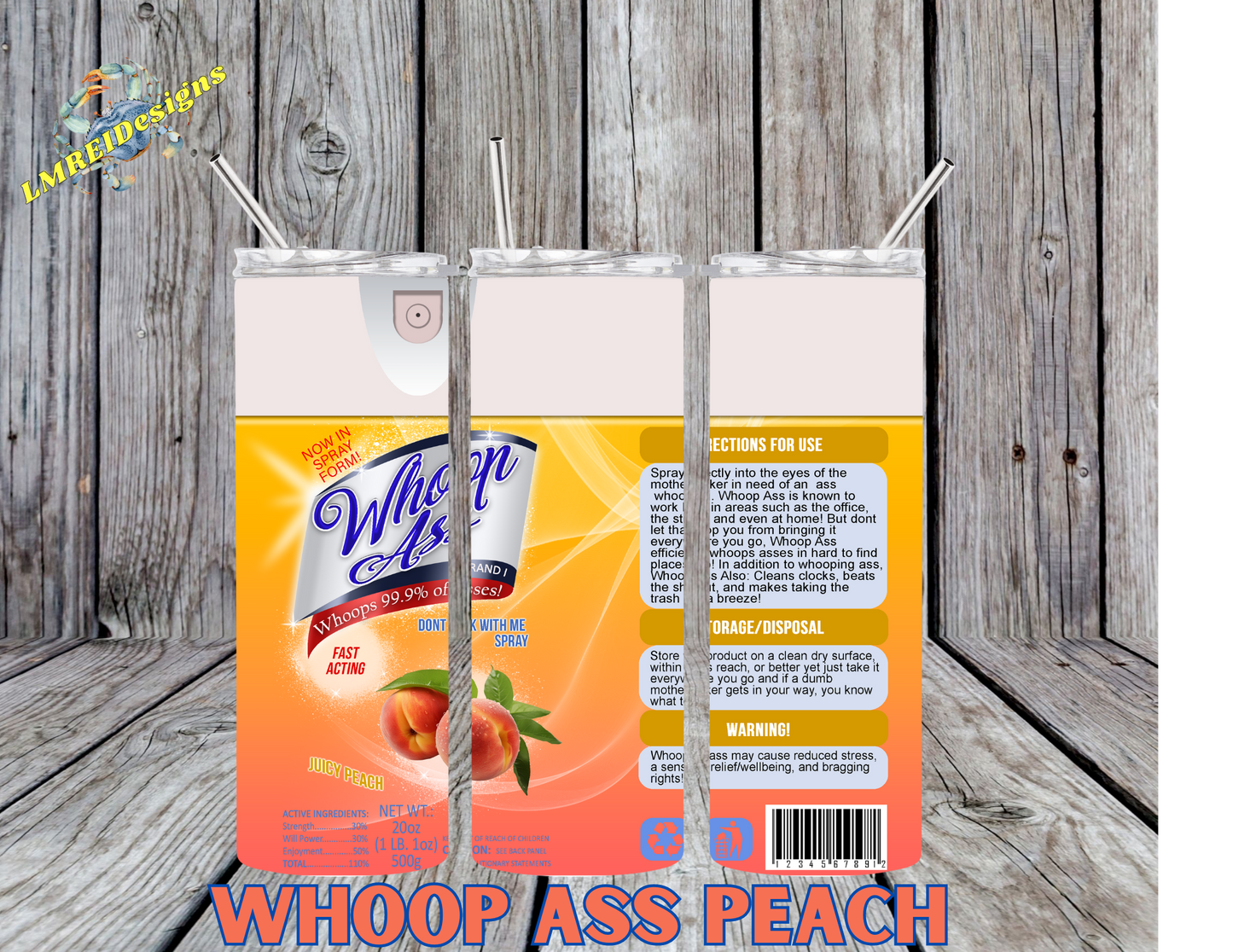 Whoop Ass - Peach